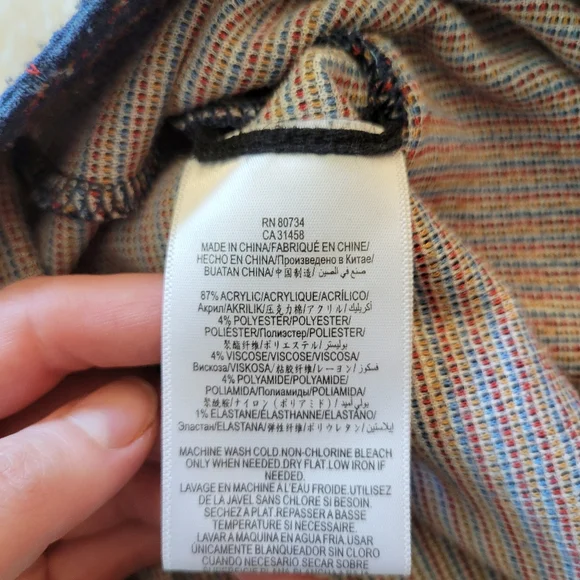 Like New BCBGMAXAZRIA Blue Purple Mini Dress Geo Print Long Sleeve Size Small - Picture 10 of 10